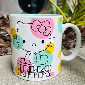 Large Polka Dot HELLO KITTY Mug